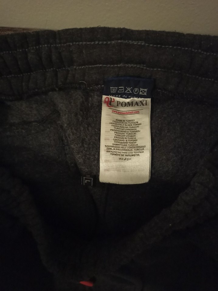 Erkek Gri Fermuarlı Rahat Eşofman Altı - Görsel 3