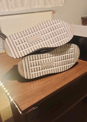 BTM Originals Outwear Siyah Deri Görünümlü Sneaker - 40 Numara - Görsel 6