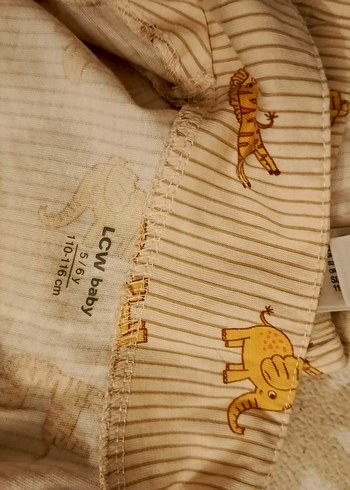 5 Yaş Beden LCW Baby Kısa Kollu Pijama Takımı
