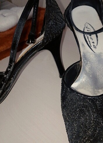 American Vintage kitten heels vintage ince kısa topuklu ayakkabı