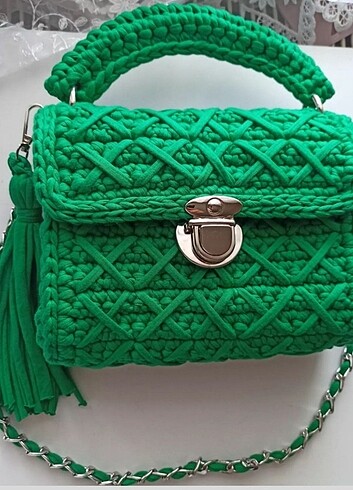  Beden yeşil Renk Benetton yeşili çapraz çanta 