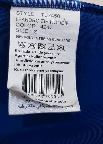 s/m Beden mavi Renk Hummel Zip Hoodie
