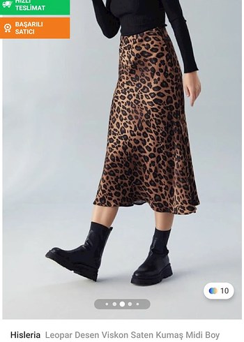 Trendyol & Milla Leopar Etek