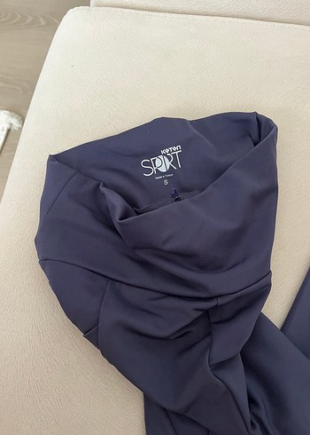 xs Beden Lacivert Spor Tayt