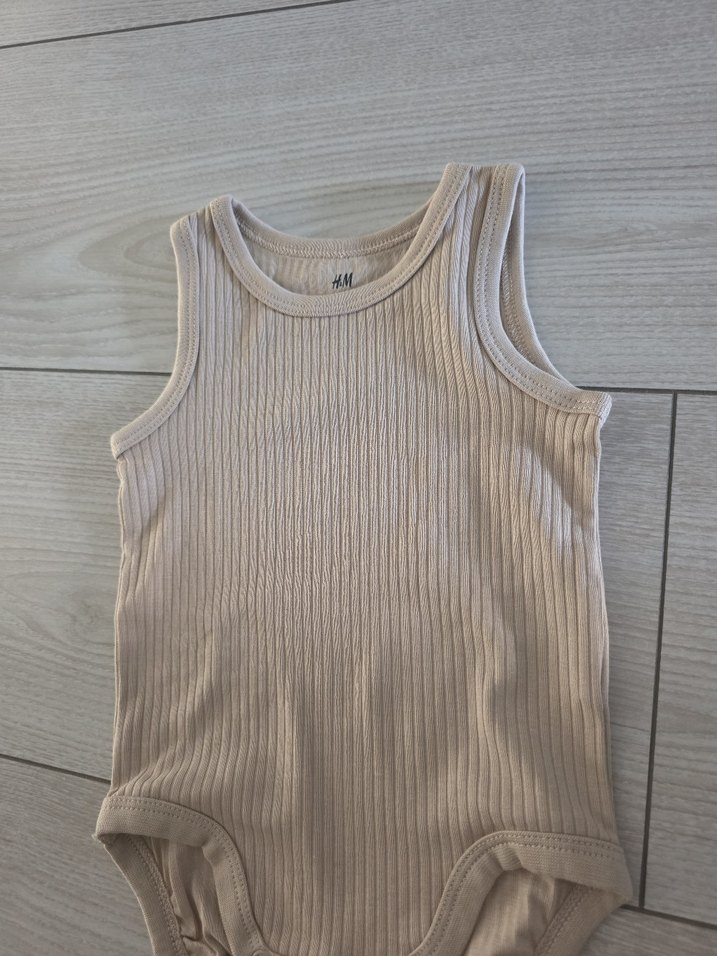 Bej Kolsuz Bebek Body - Görsel 4