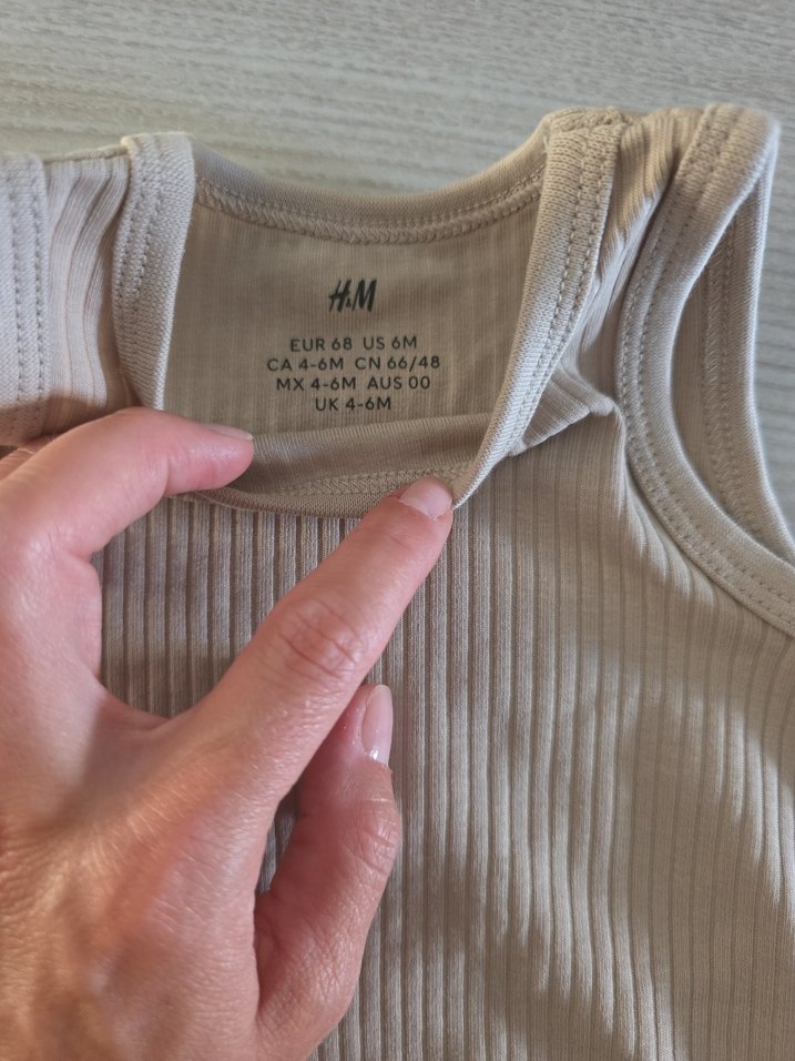 Bej Kolsuz Bebek Body - Görsel 2