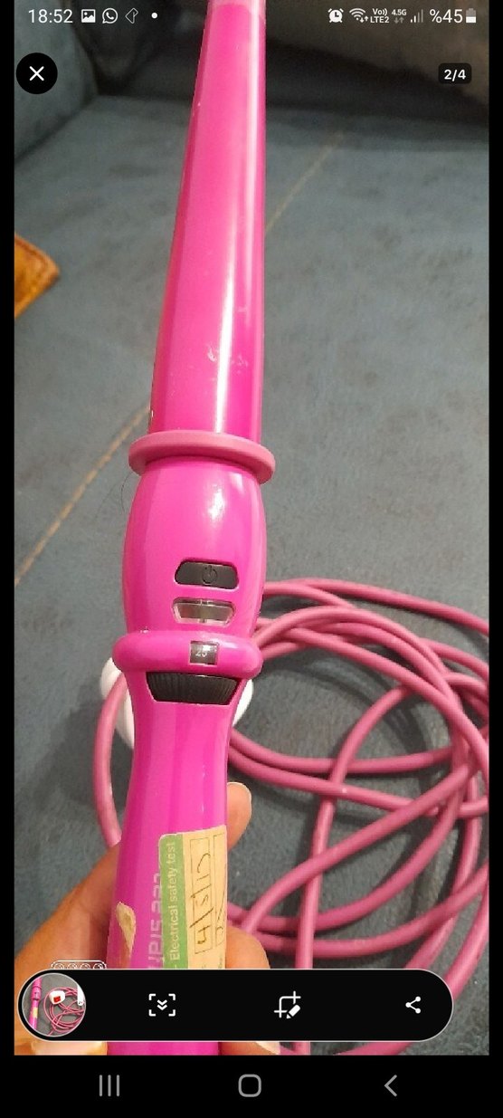 Pembe Saç Şekillendirici - Görsel 3