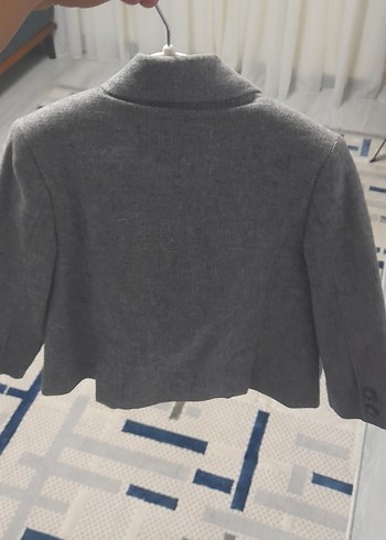 Bej Keten erkek bebek  Ceket - Görsel 2