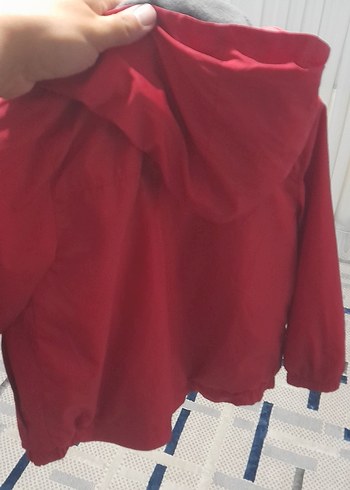 Kırmızı Erkek Çocuk Fermuarlı Ceket - Görsel 2