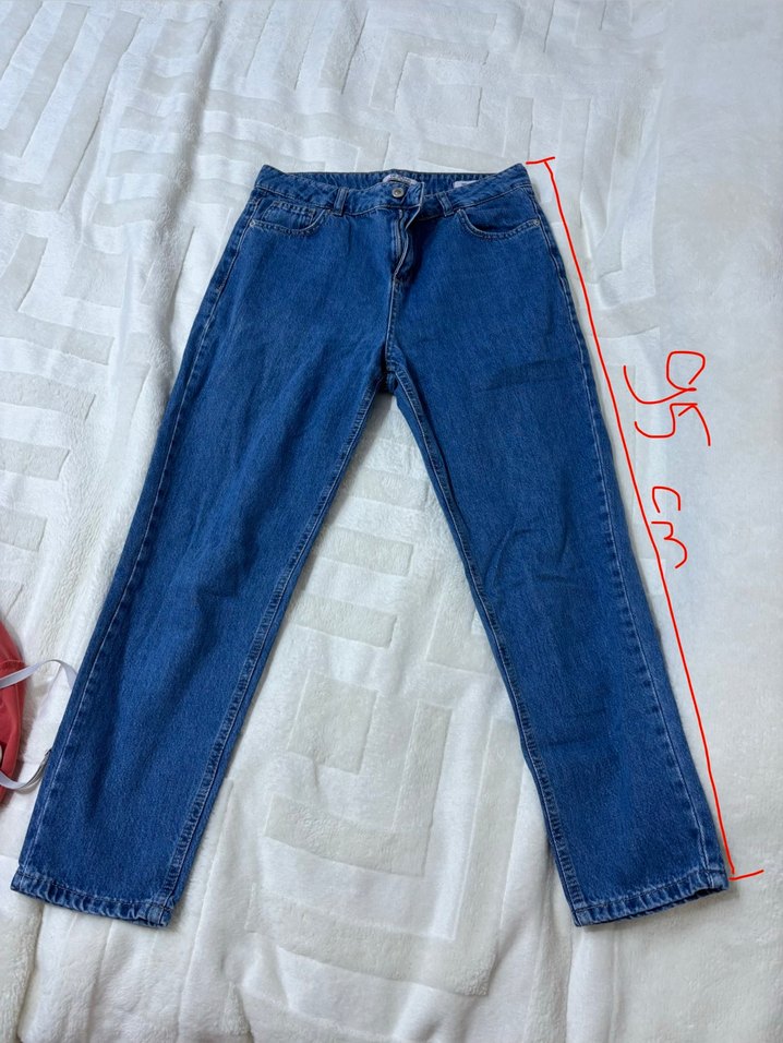 Defacto Lina Mom Fit Yüksek Bel 28 Beden Jean - Görsel 3