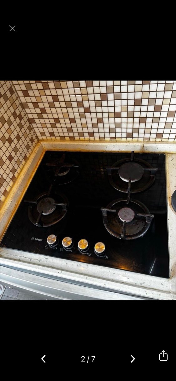 Bosch Siyah Gazlı Ocak - Görsel 2