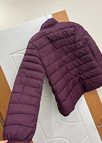 Koton Bordo Kadın Şişme Mont - Görsel 4