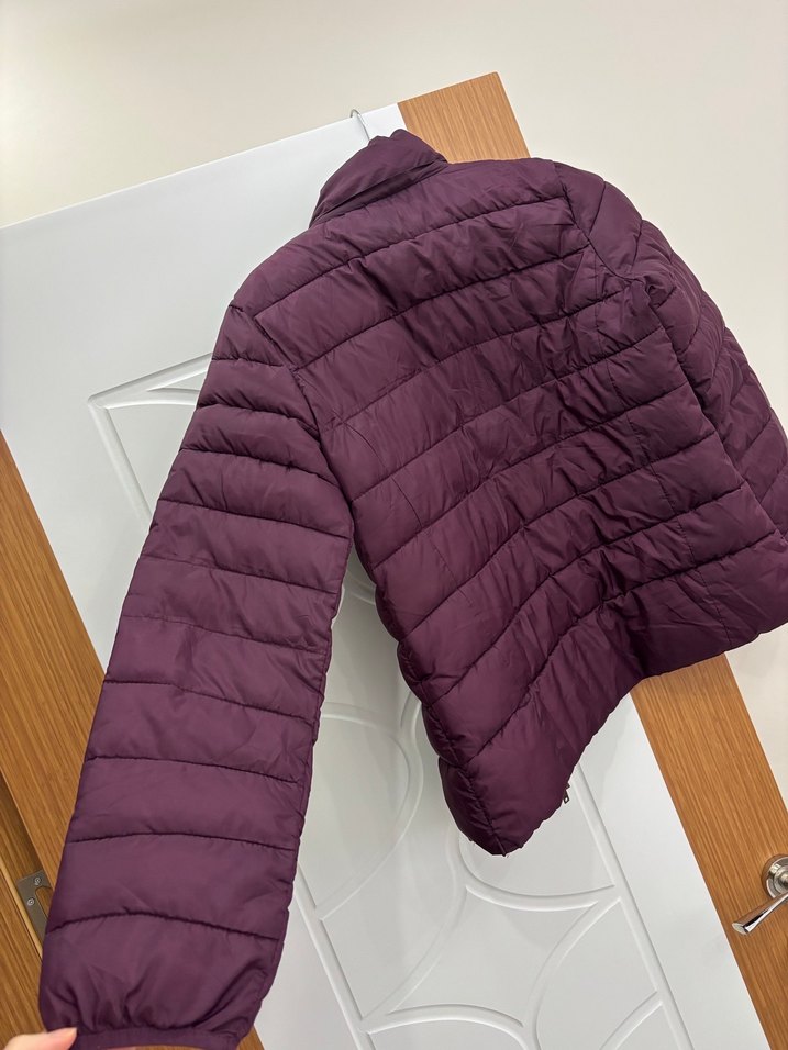 Koton Bordo Kadın Şişme Mont - Görsel 4