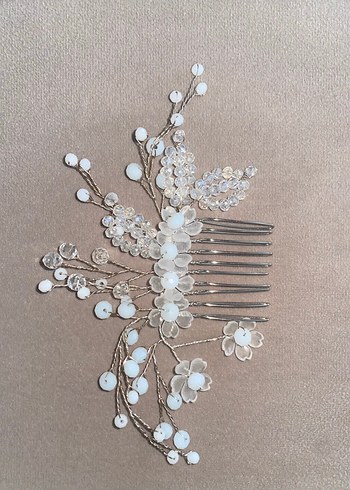 Çiçek desenli saç aksesuarı, sorunsuz - Görsel 4