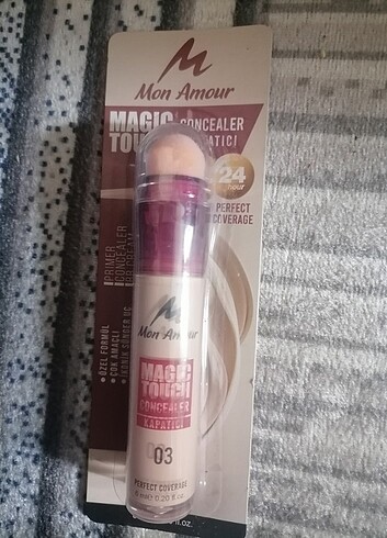 Mon amor hiç kullanılmamış kapatıcı