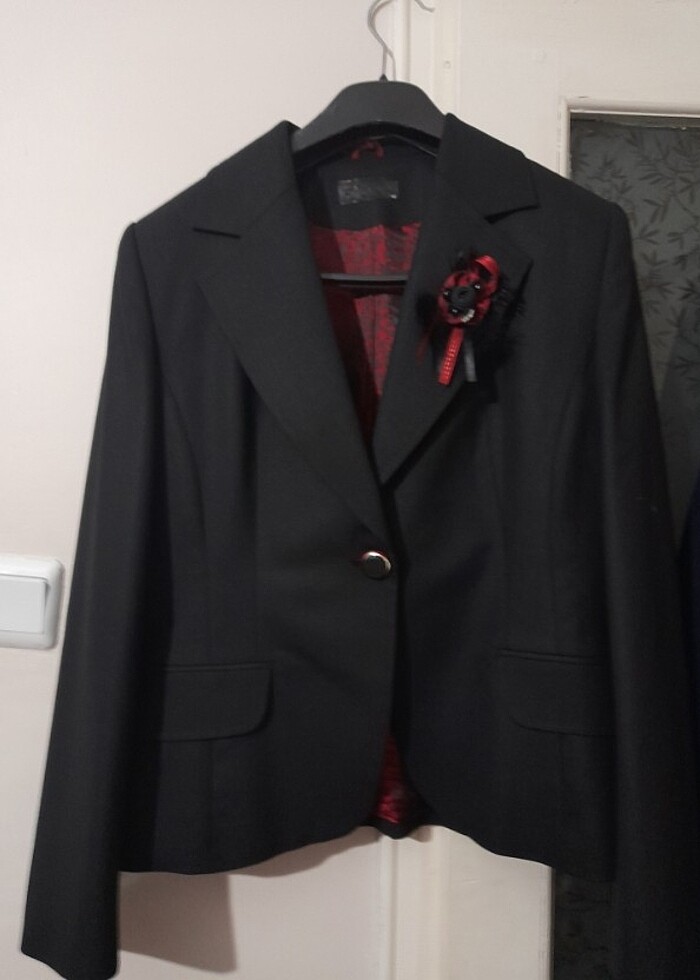 Blazer ceket kısa - Görsel 2