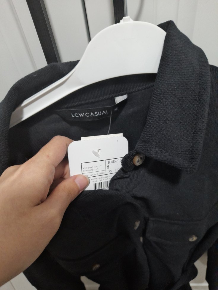 Siyah Kemerli Uzun Keten elbise - Görsel 3