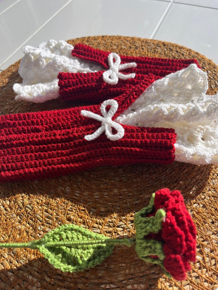 vintage eldiven - Görsel 2