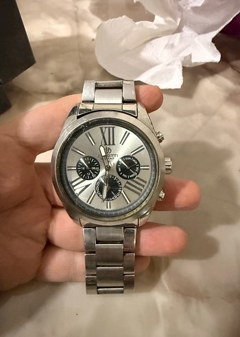 Modern Klasik Gri Erkek Kol Saati - Görsel 2