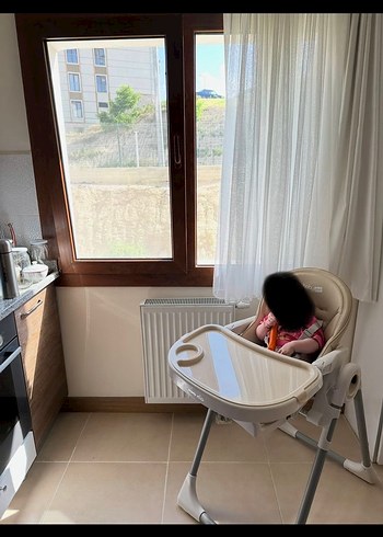 Bej Çocuk Mama Sandalyesi - Görsel 5