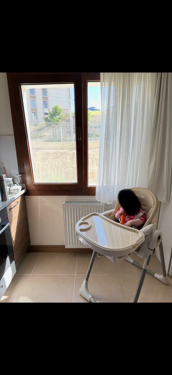 Bej Çocuk Mama Sandalyesi - Görsel 5