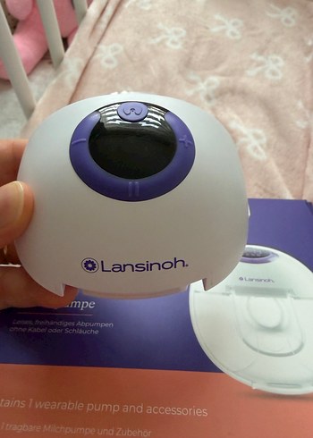 Lansinoh Mor Taşınabilir Göğüs Pompası - Görsel 5