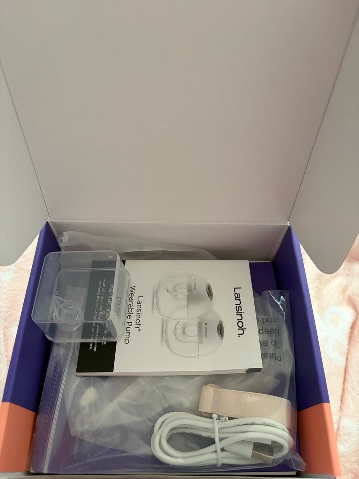 Lansinoh Mor Taşınabilir Göğüs Pompası - Görsel 2