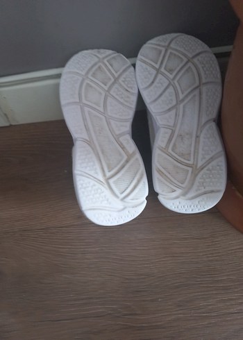 Kız Çocuk Beyaz Spor Ayakkabı Velcro - Görsel 3