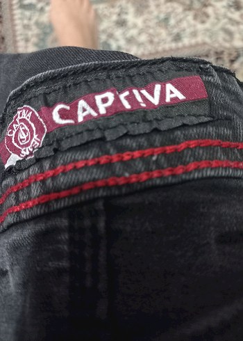 Erkek Siyah Kemerli Regular Fit Denim Pantolon - Görsel 2