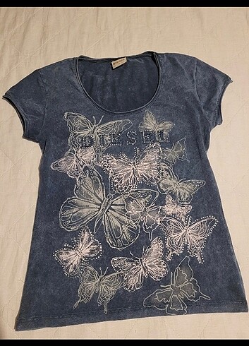 m Beden lacivert Renk diesel grunge vintage bluz y2k