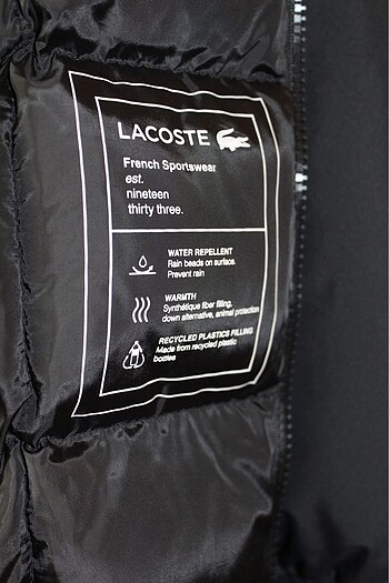 m Beden siyah Renk Lacoste Mont