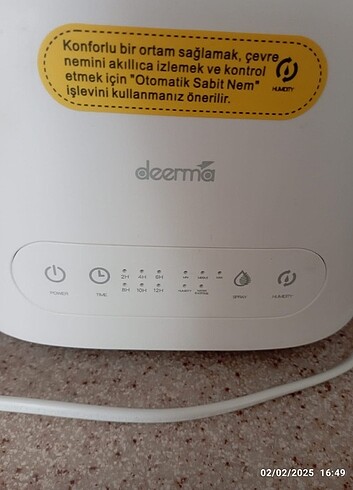 Sıfır Ayarında Hava temizleme ve Nemlendirme Cihazı  - Görsel 3