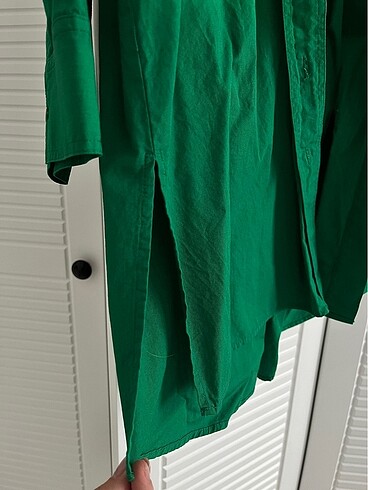 36 Beden yeşil Renk Oversize yeşil gömlek