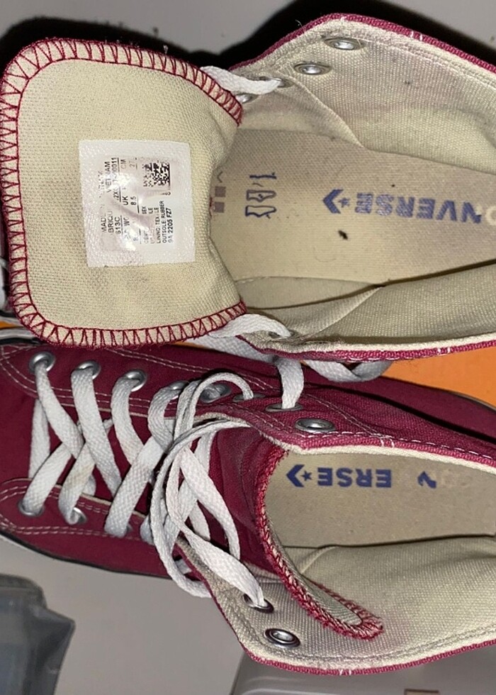 Bordo Converse - Görsel 3