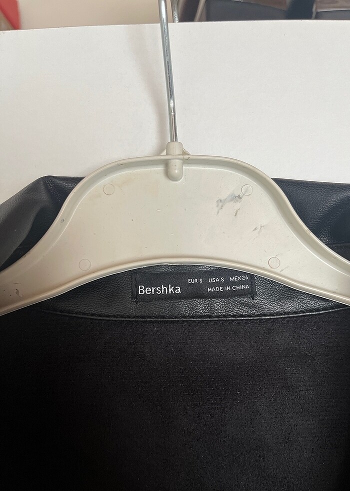 Bershka deri gömlek - Görsel 3