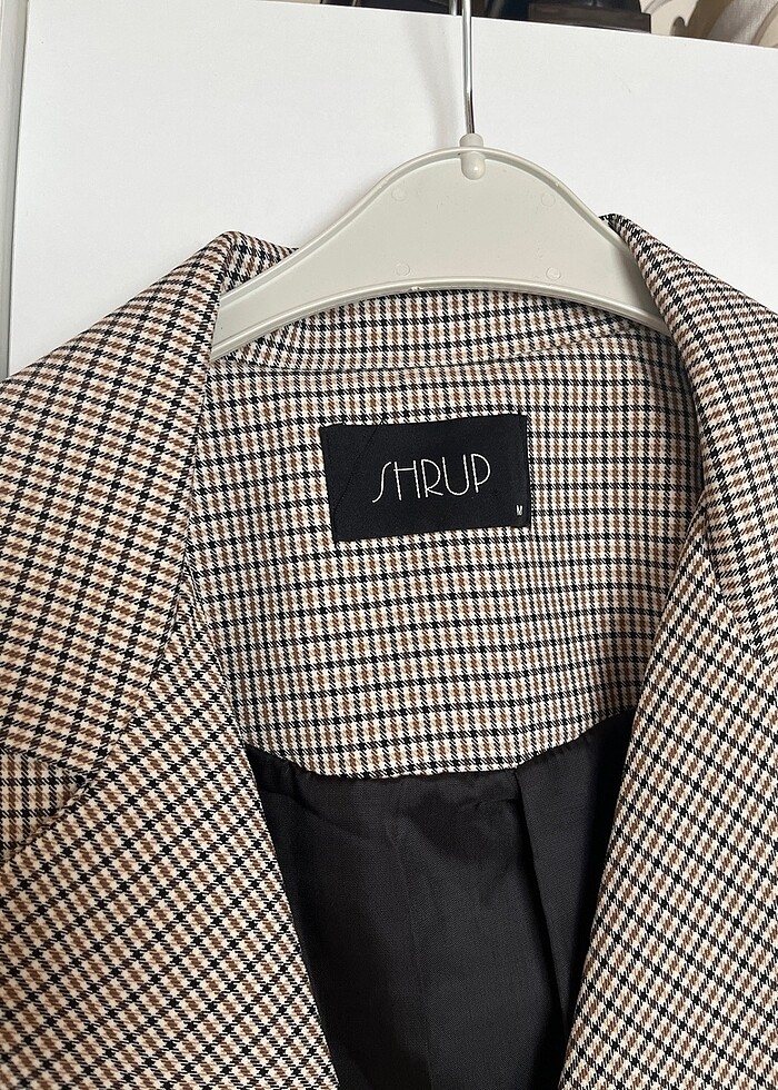 Baskılı blazer ceket - Görsel 3