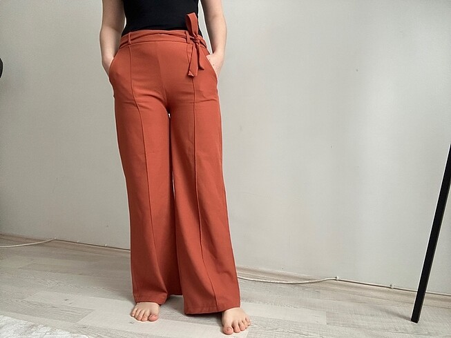 Kiremit rengi pantalon