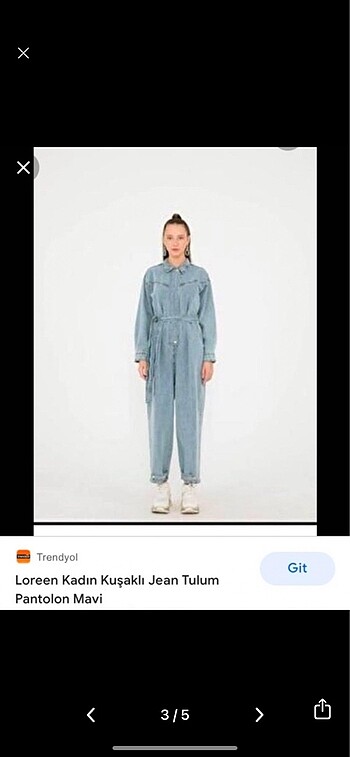 m Beden Denim tulum