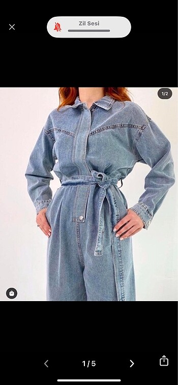 Denim tulum