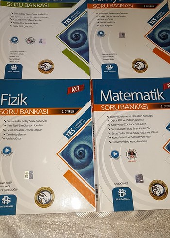 Fizik ve Matematik AYT Soru Bankası Seti