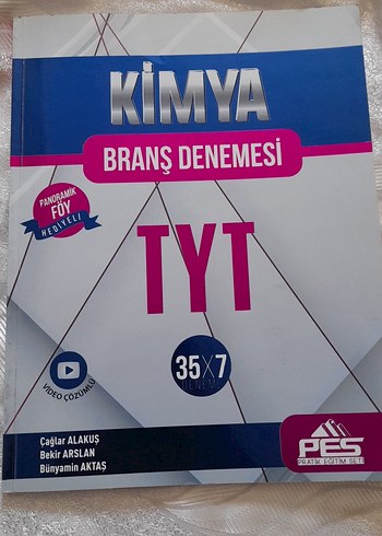 TYT Kimya Branş Denemesi Kitabı