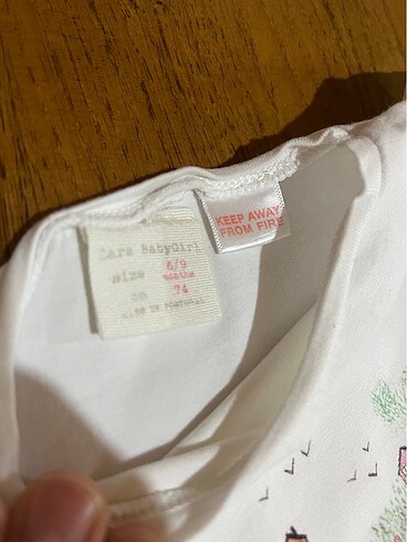 6-9 Ay Beden Zara tshirt