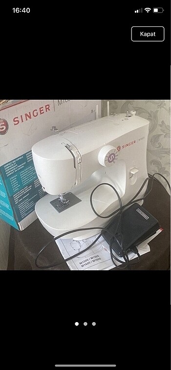 Singer dikiş makinesi