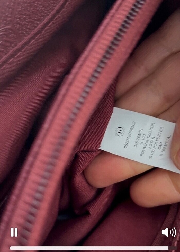 Vakko orjinal kullanılmamış çanta - Görsel 3