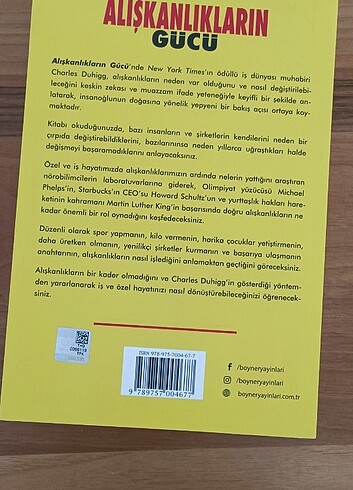 ALIŞKANLIKLARIN GÜCÜ CHARLES DUHİGG