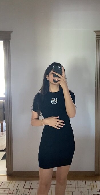 siyah günlük elbise