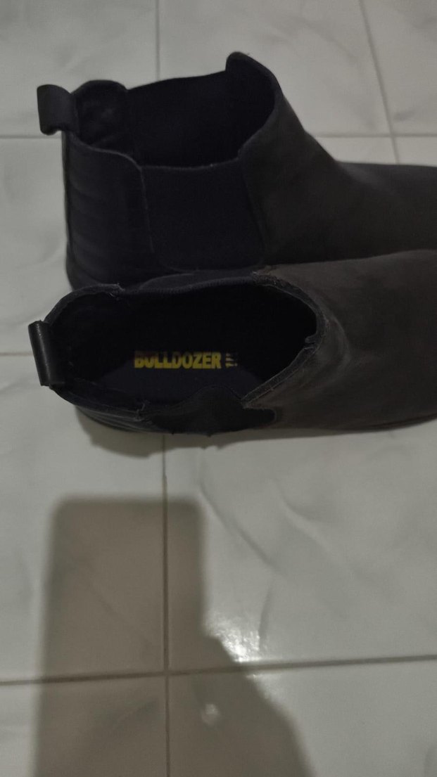 Siyah Erkek Sokak Tarzı Cırt Cırtlı Bot - Görsel 3