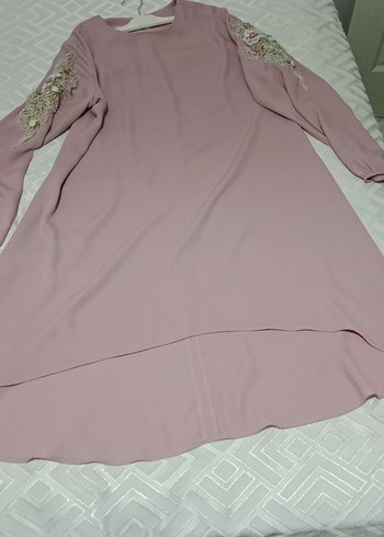 Pembe Uzun Kollu Tunik
