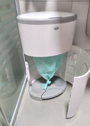 Pedallı Bebek Bezi Atık Kutusu korbell - Görsel 3