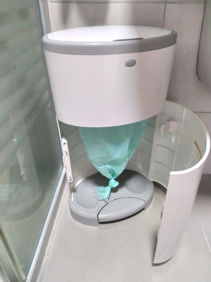 Pedallı Bebek Bezi Atık Kutusu korbell - Görsel 3